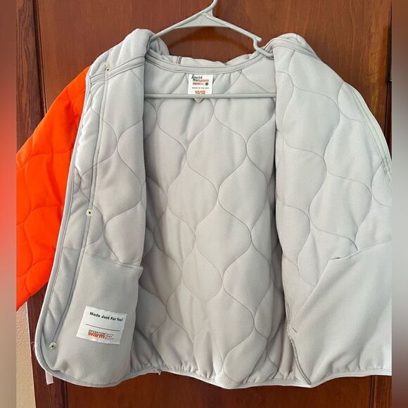 EUC Fire Fighters Operation Warm More than a Coat quilted Size 10/12 made in USA - Picture 5 of 9